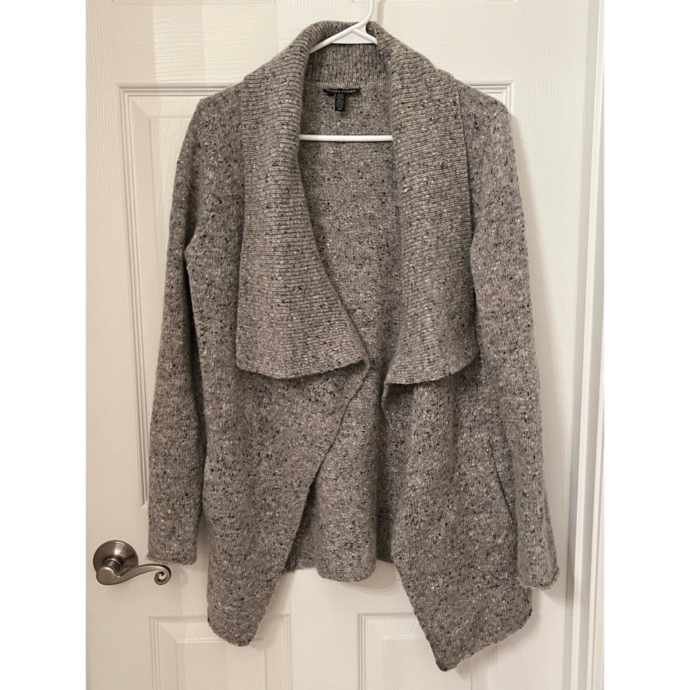 #T——EILEEN FISHER OPEN CARDIGAN SWEATER SIZE SP